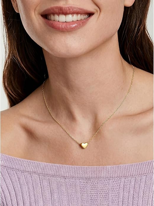 ChicSilver 925 Sterling Silver Cross/Heart/Butterfly/Star/Moon Necklace for Women, Hypoallergenic Dainty Small Silver Pendant Necklaces (with Gift Box)