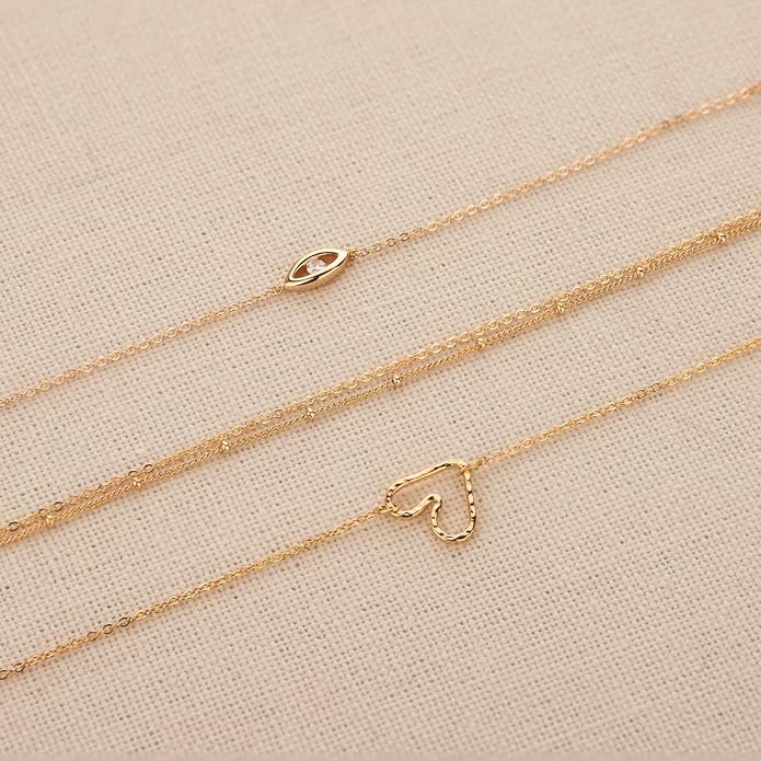 LOYATA Gold Bracelet Gold 14K Gold Filled Dainty Chain Simple Jewelry Gift for Women