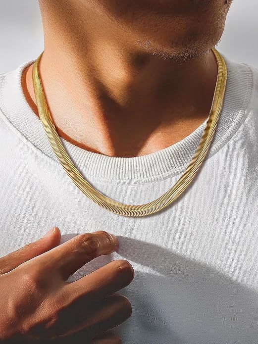 U7 Cuban Link Chain for Men Women Stainless Steel Curb Necklace, 7/9/12/15 MM Chunky Chain Silver/Gold/Black Mens Hip Hop Jewelry 18''-30''