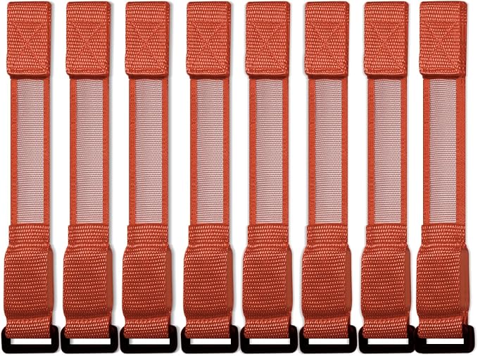 M.best 8pcs LED Light Up Bracelets Glow Flashing Wristbands Glow in The Dark Party Supplies for Wedding, Raves, Concert, Camping,Sporting Events, Party Orange
