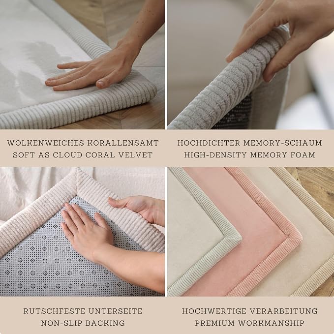 Hakuna Matte CloudSoft Baby Play Mat for Floor 47 x 67 Rainbow Elephant | Coral Velvet high-density foam Rug for Crawling Cozy Play – Non-Slip, Water-Resistant, Easy-Care Tummy Time Mat