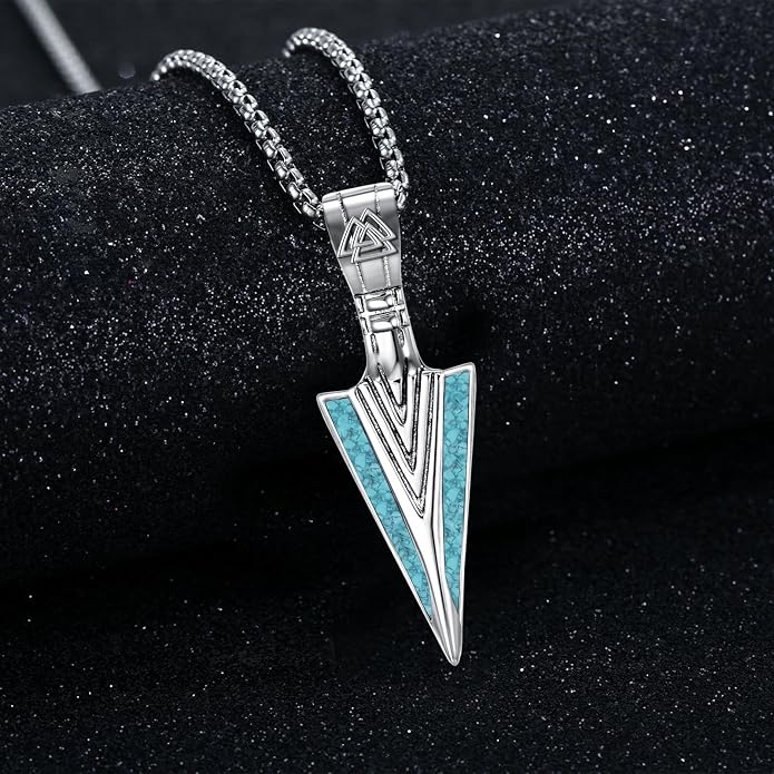 Viking Necklace for Men 925 Sterling Silver Viking Norse Pagan Jewelry Gifts for Women