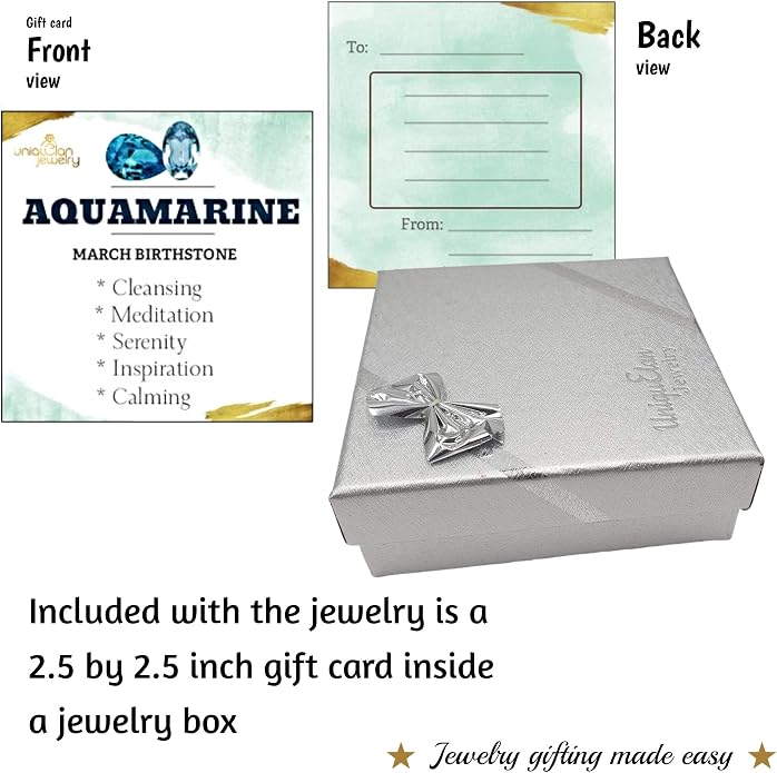Natural raw gemstone pendant chain necklace with white gold over 925 solid sterling silver, birthstone dainty solitaire gift for her, uniquelan jewelry