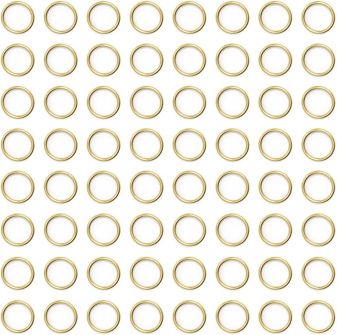 6MM 500PCS 14K Gold Jump Rings for Jewelry Making Non Tarnish Small Open Gold Filled Jump Rings for Necklace Earrings Bracelet Key Chains and DIY Craft