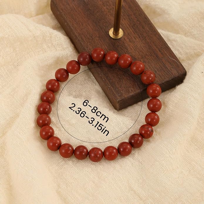 Crystal Vibe - Healing Crystal Bracelet for Women & Men | Natural Gemstone Bead Bracelet | Adjustable Handmade Energy Stone Bracelet | Bracelet for Meditation, Yoga & Daily Wear | Multiple Types