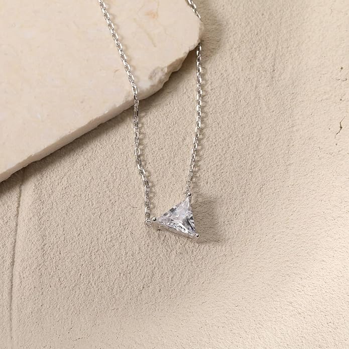 S.Leaf 18K Gold Plated Cubic Zirconia Choker Necklace for Women 925 Sterling Silver Layered Coin Moon Star Heart Circle Crystal Lariat Pendant Necklaces Gifts for Women Trendy
