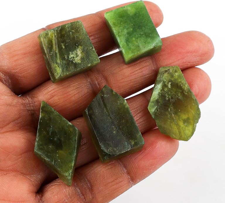 5pcs, Wholesale Raw Natural Gemstones and Crystals, Assorted Rough Stones, Bulk Loose Rock Supplies, DIY Crafts-Jewelry Making, Wire Wrapping, Gem Collection