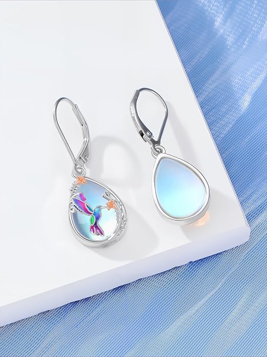 Seiyang Dangle Earrings 925 Sterling Silver Animal/American Flag/Turquoise Dangle Drop Earrings Jewelry Gifts for Women