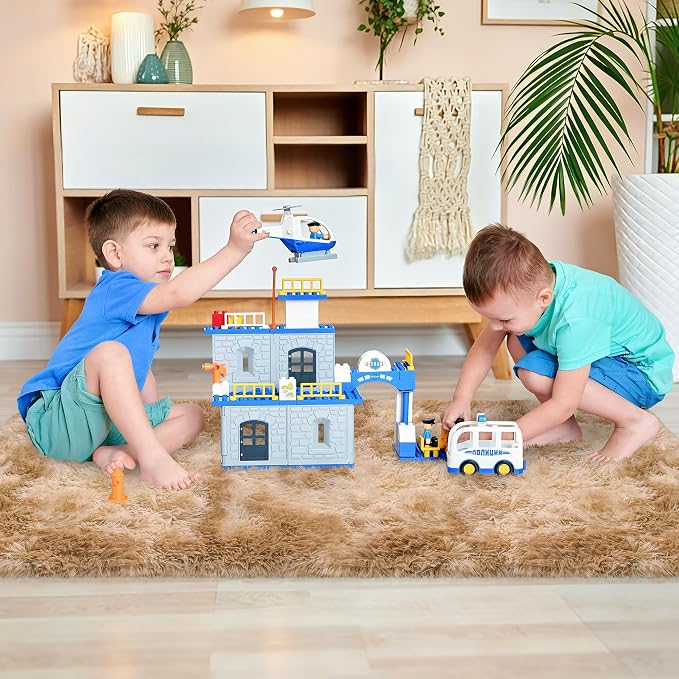 2x5 Feet Beige Fluffy Runner Rug for Bedroom, Soft Plush Shag Carpet Non Slip Washable Long Rug for Hallway Nursery Dorm Living Room, Fuzzy Bedside Rug for Kids Girls Room Decor