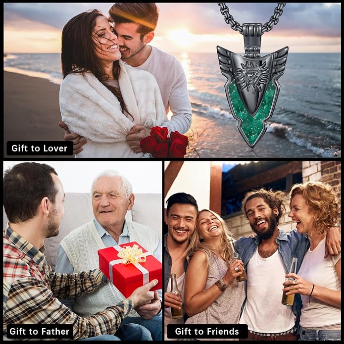 Viking Necklace for Men 925 Sterling Silver Viking Norse Pagan Jewelry Gifts for Women