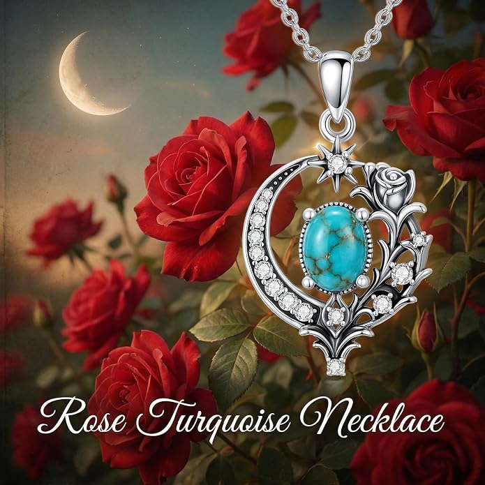 PELOVNY Celtic Knot Necklaces for Women 925 Sterling Silver Gemstone/Birthstone Teardrop Infinity Necklace Irish Celtic Pendant Jewelry Gifts for Mom Daughter Wife