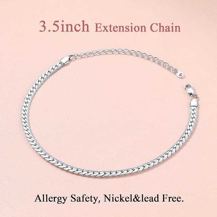 FindChic Black/14K Gold Plated Herringbone Choker Chain Necklace for Women | Waterproof Stainless Steel, Dainty Layering, Flat Snake Chain, Non-Tarnish, Hypoallergenic, Adjustable Extender, Gift Box