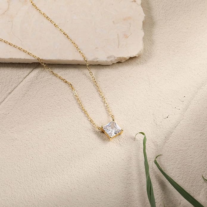 S.Leaf 18K Gold Plated Cubic Zirconia Choker Necklace for Women 925 Sterling Silver Layered Coin Moon Star Heart Circle Crystal Lariat Pendant Necklaces Gifts for Women Trendy