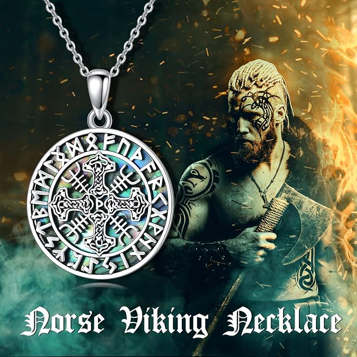 VONALA S925 Sterling Silver Celtic Owl/Moon Wolf/Horse/Dragon/Viking/Anchor Necklace Celtic Knot Pendant Necklace Irish Vintage Necklace Gifts for Women Teens Men Unisex