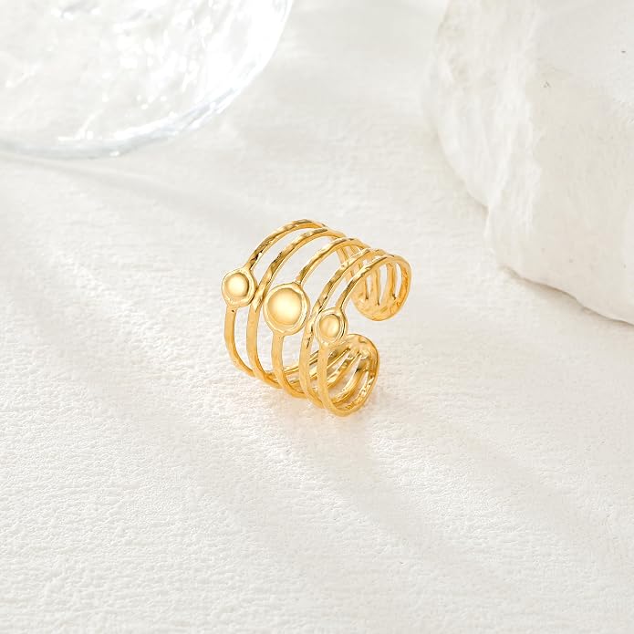 Women's Stackable Open Ring Thick Statement Ring Simple Stackable Ring Women's Jewelry Gifts