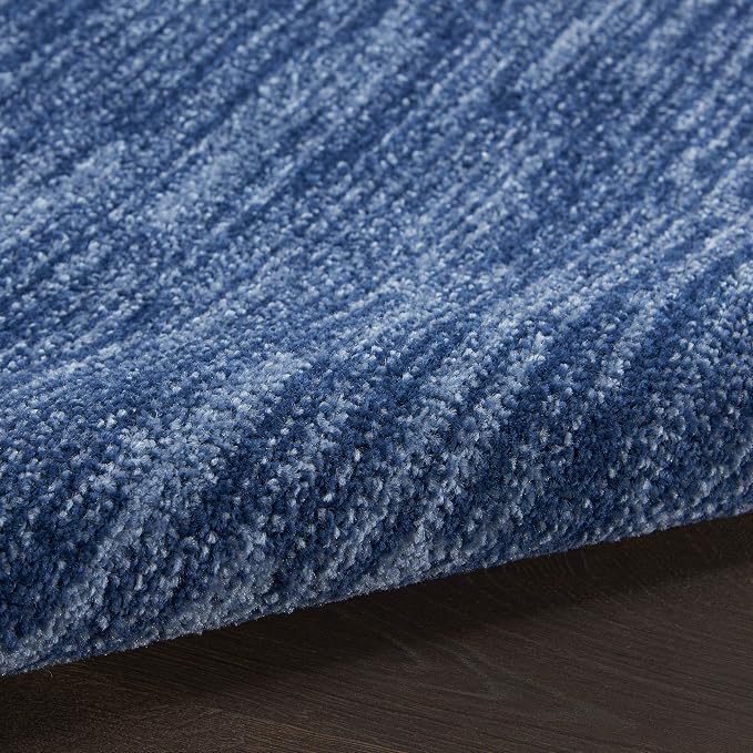 Nourison Home Nourison Essentials Navy Blue 4' x 6' Area Rug - Easy Clean, Non Shedding, Bed Room, Living Room, Dining Room, Kitchen (4' x 6')