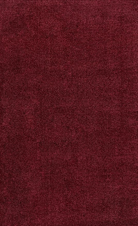 JONATHAN Y Haze Solid Low-Pile Dark Red Indoor Area Rug 12x15, Coastal,Bohemian,Minimalist,Classic, Easy-Cleaning for Living Room,Bedroom,Kitchen,Pet Friendly,Non-Shedding (SEU100Q-15)