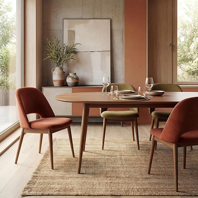 nuLOOM Daniela Natural Solid Flatweave Area Rug, 5' x 8'