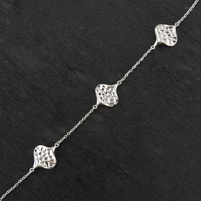 FashionJunkie4Life Sterling Silver and Stainless Steel Chain Link Charm Bracelets