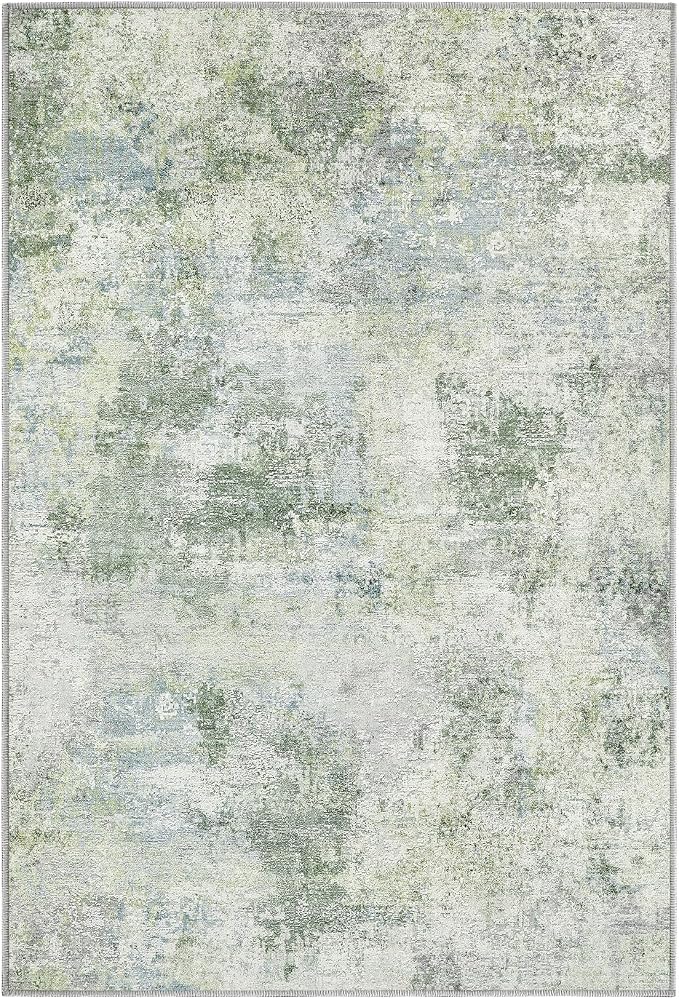 Tortania Area Rug Living Room Rugs - 2x3 Washable Soft Neutral Boho Moroccan Farmhouse Mat Indoor Floor Carpet for Bedroom Under Dining Table Home Office Decor - Sage Green