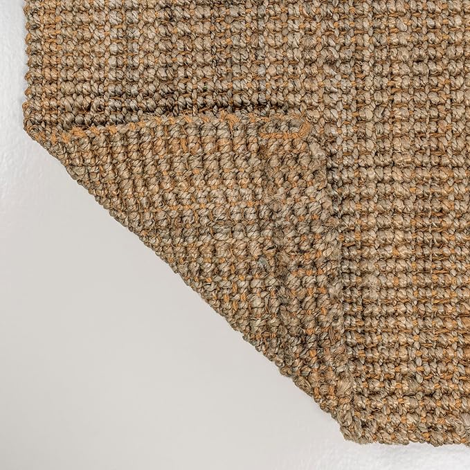 JONATHAN Y Biot Handwoven Jute Solid Natural Indoor Area Rug, 4x6, Traditional, Rustic, Farmhouse, Coastal, Easy-Cleaning for Living Room, Bedroom, Kitchen, Non-Shedding (NRF104A-4)