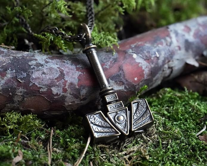 Baldur Jewelry - Thors Hammer Necklace Pendant Mjölnir - Viking Norse Thor Hammer Pendant Viking Jewelry - Thor Necklace - Thor Gifts for Men - Viking Necklace for Men