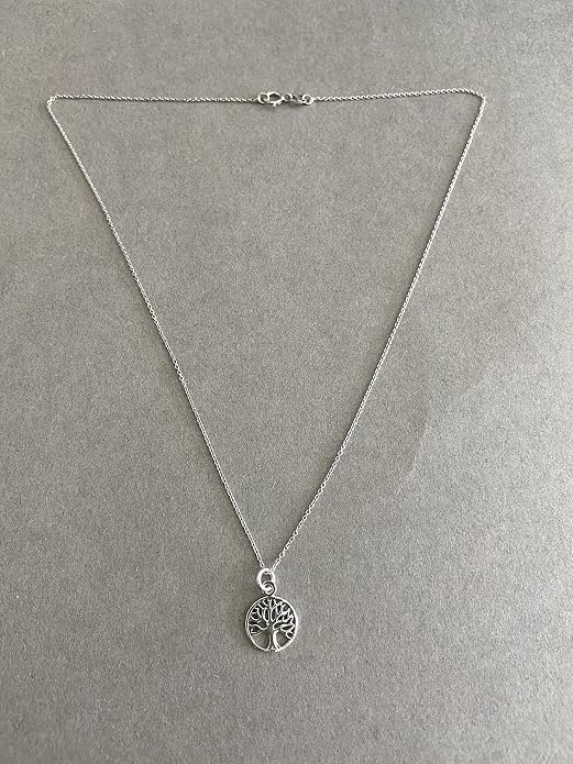 Sterling Silver Tree of Life Pendant Necklace