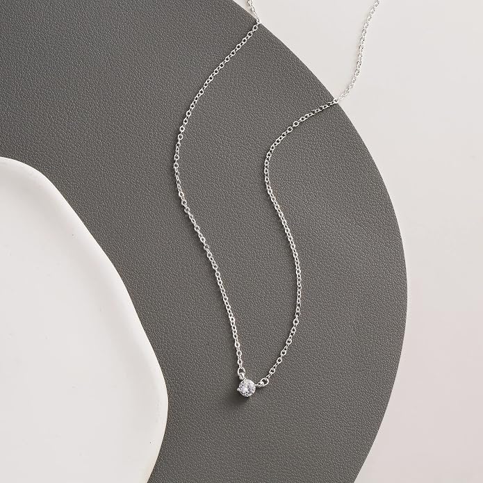 Kyerlyn Cubic Zirconia Choker Heart Shaped Diamond Choker Solitaire Necklace for Women Dainty Gold Filled Tiny CZ Diamond Choker Necklace…