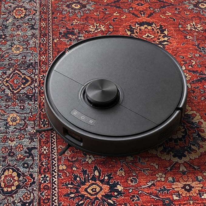 Keen Home Design 6x9 Rug - Machine Washable Area Rug with Non-Slip Backing, Ideal for Living Room, Dining Room, Bedroom - Vintage, Easy Clean, Durable, Low Pile Rug - (6' x 9')