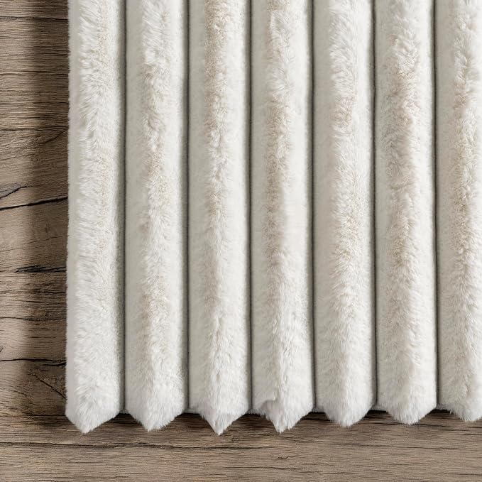 nuLOOM Kai Off White Striped Washable Area Rug, 8' x 10' | Nuloom Kai Striped 8' x 10' Machine Washable Area Rug for Living Room Bedroom Dining Room, Off White