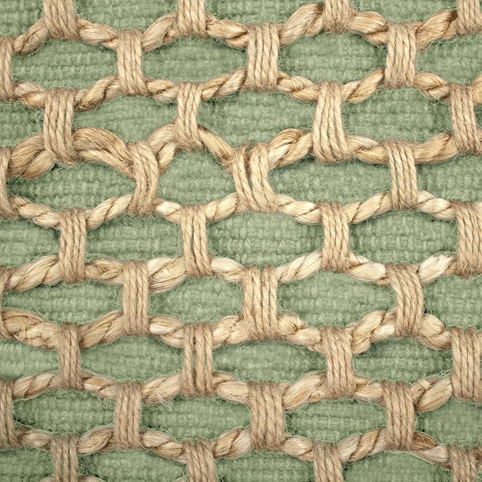 Boho Living 18x18 Sage Green Throw Pillow Covers with Pillow Insert Included, Pack of 1