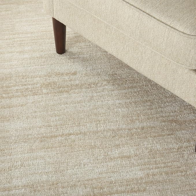 Nourison Home Nourison Essentials Ivory Beige 5' x 7' Area Rug - Easy Clean, Non Shedding, Bed Room, Living Room, Dining Room, Kitchen (5' x 7')