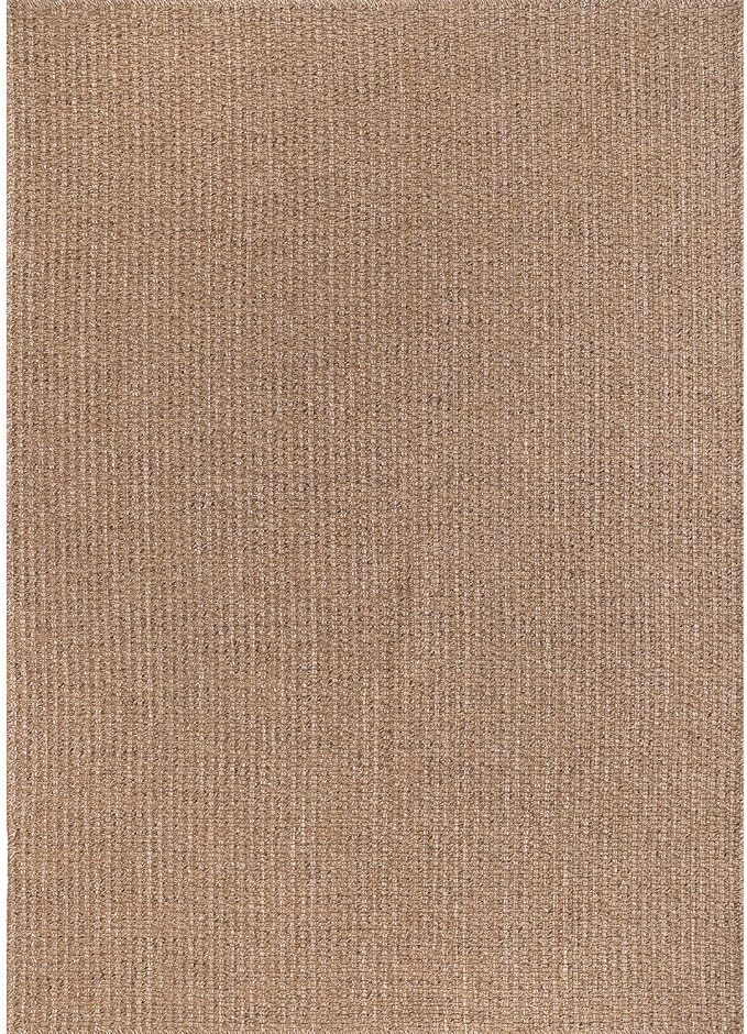 Easy Jute Rug 8x10 Indoor Outdoor Natural Rugs Solid Fiber Rug Woven Area Rug Boho Easy Clean Inside Carpet for Living Room Bedroom Dining Room Hallway or Outdoor Patio Porch (8 X 10 Natural)