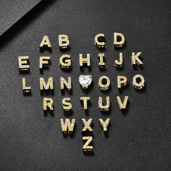 Ankle Bracelets for Women Waterproof 14K Gold Plated CZ Initial Anklet for Women Dainty Layered Letter Heart Ankle Bracelets Handmade Adjustable Foot Chain Anklet Summer Beach Jewelry