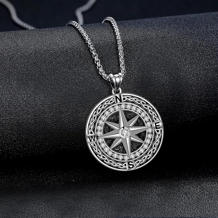925 Sterling Silver Necklace for Men Women, Birthday Keepsake Jewelry Gifts for Mom Dad Friend