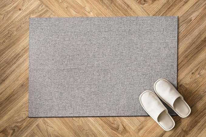 Luul Home Easy Jute Rugs 2x3 Gray Color Living Room Indoor Outdoor Door Mat for Farmhouse Patio and Kitchen Rug High Traffic Washable Easy to Clean Solid Boho Woven Design Outside Carpet (2 x 3)