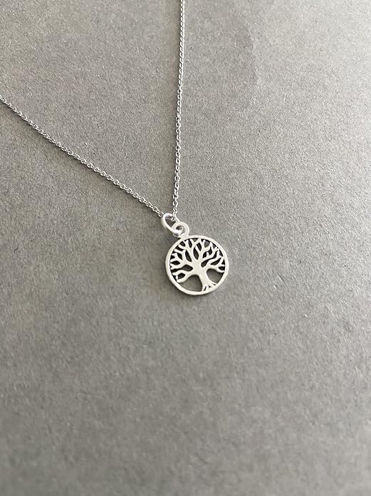 Sterling Silver Tree of Life Pendant Necklace