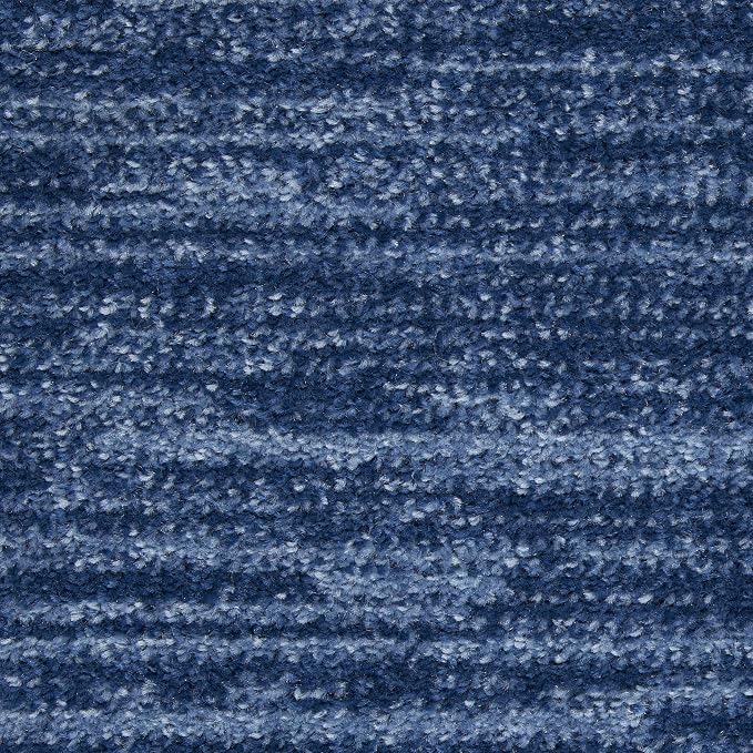 Nourison Home Nourison Essentials Navy Blue 2'2" x 10' Area Rug - Easy Clean, Non Shedding, Bed Room, Living Room, Dining Room, Kitchen (10' Runner)