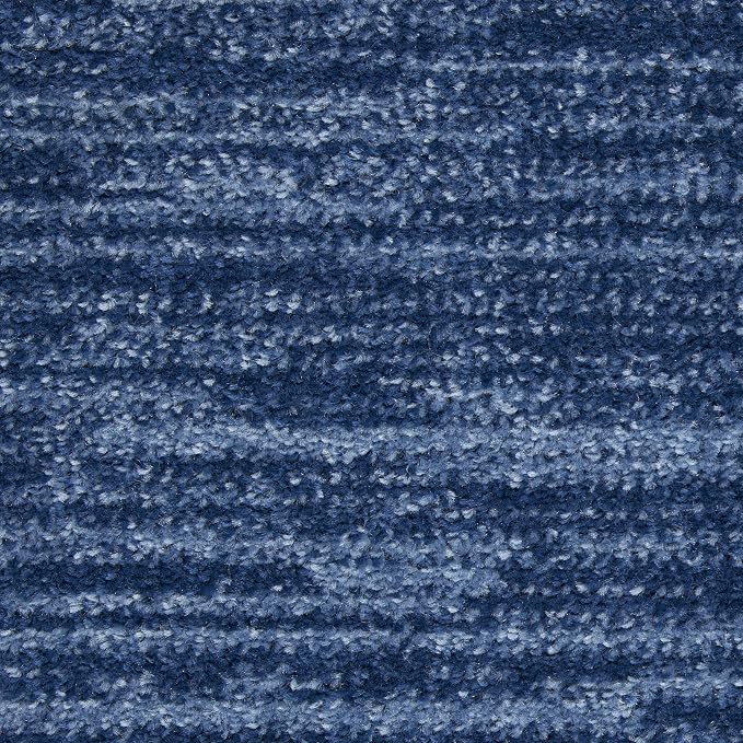 Nourison Home Nourison Essentials Navy Blue 2' x 6' Area Rug - Easy Clean, Non Shedding, Bed Room, Living Room, Dining Room, Kitchen (6' Runner)