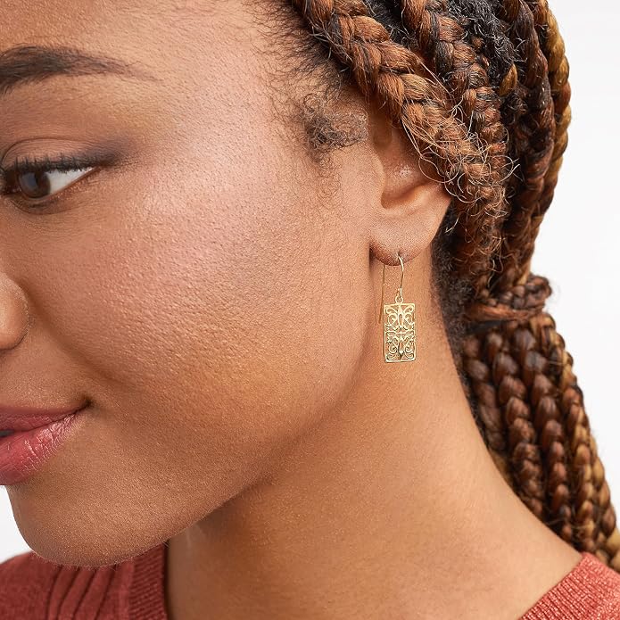MORGAN & PAIGE .925 Sterling Silver Oxidized, 18K Yellow Gold or 14K Rose Gold Plated Butterfly Celtic Knot Dangle or Stud Earrings for Women - Hypoallergenic Sterling Silver Earrings, Gifts for Her