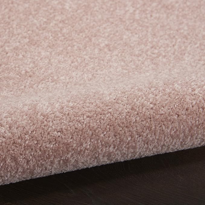 Nourison Home Nourison Essentials Pink 5' x 7' Area Rug - Easy Clean, Non Shedding, Bed Room, Living Room, Dining Room, Kitchen (5' x 7')