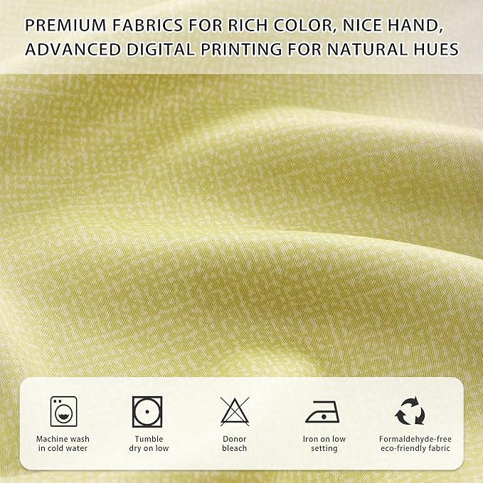 XiDi Grey Green Yellow Curtains for Girls Bedroom Decor Kids Blackout Curtains for Nursery Room Darkening Rainbow Princess Unicorn Wall Decals Little Girl 52x54 Inches Long 2 Panels Set