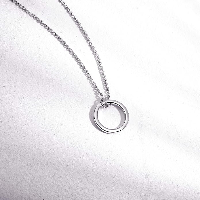 S.Leaf 18K Gold Plated Cubic Zirconia Choker Necklace for Women 925 Sterling Silver Layered Coin Moon Star Heart Circle Crystal Lariat Pendant Necklaces Gifts for Women Trendy