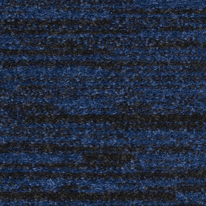 Nourison Home Nourison Essentials Midnight Blue 2' x 6' Area Rug - Easy Clean, Non Shedding, Bed Room, Living Room, Dining Room, Kitchen (6' Runner)