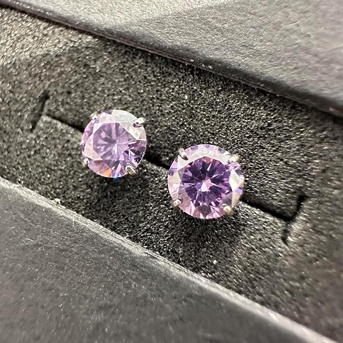 Titanium Earrings for Women Stud Earrings Cubic Zirconia Dainty Screw Flat Back Hypoallergenic Earrings for Women for Multiple Cartilage Helix Conch Tragus Piercing Jewelry for Sensitive Ears