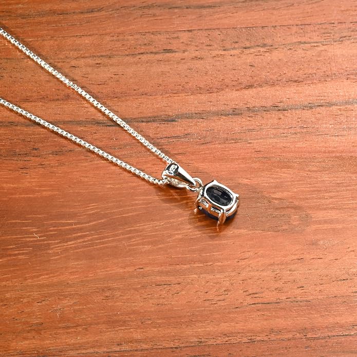 Birthstone Necklaces for Women Fine Jewelry Sterling Silver Dainty Infinity Pendant Anniversary Birthday Gifts for Her Wife Mom Lady Daughter, Chain 18"