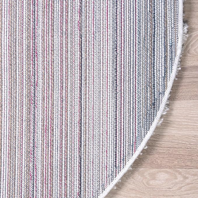 Unique Loom Solid Shag Collection Area Rug (3' 3" x 5' 3" Oval, Snow White)