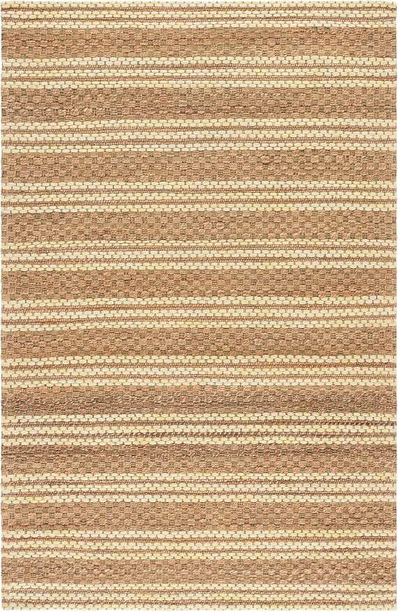Martha Stewart X SAFAVIEH Collection Area Rug - 5' x 8', Natural & Yellow, Handmade Wool & Jute, Ideal for Living Room, Bedroom, Dining Space (MSR9528D)