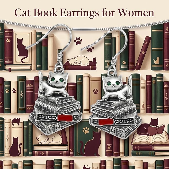 Silver Earrings Women Dangle Filigree/Abalone Shell/Turquoise Cowgirl Earrings Cat/Hummingbird/Chicken/Celtic Knot/Butterfly Jewelry Birthday Gifts for Women