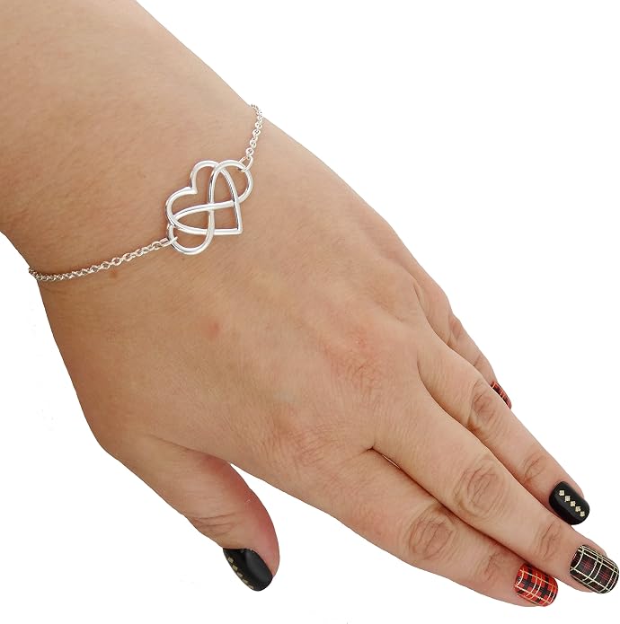FashionJunkie4Life Sterling Silver and Stainless Steel Chain Link Charm Bracelets